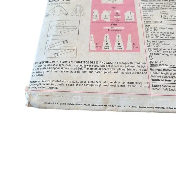 1970s Vintage Simplicity Petite Sewing Patterns Lot - Picture 13 of 16